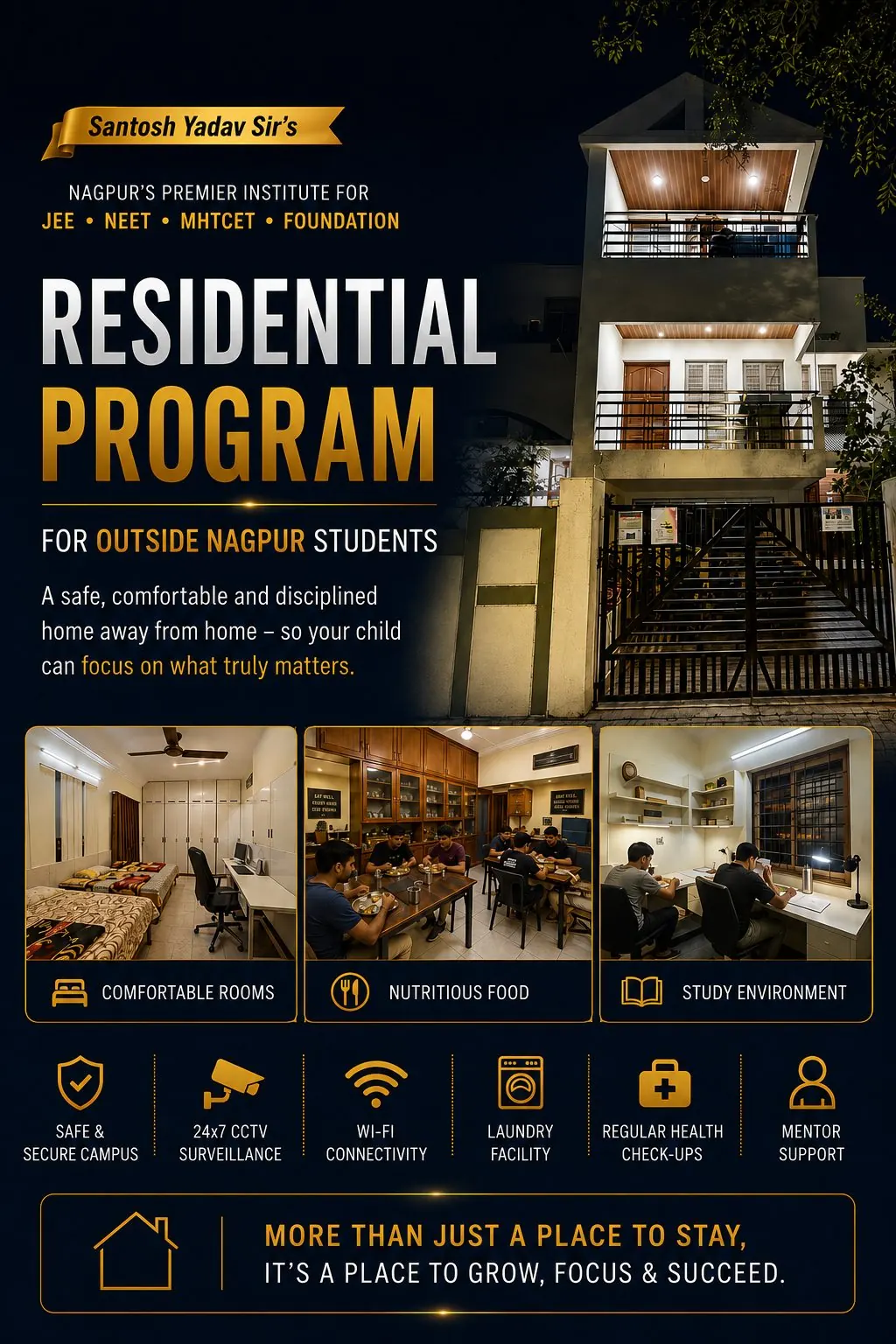 Residential programme brochure poster