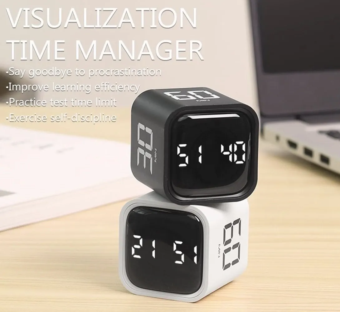 Smart Cube Timer — 45-minute study discipline tool